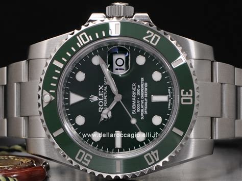 rolex submariner quadrante verde usato|rolex submariner red sub.